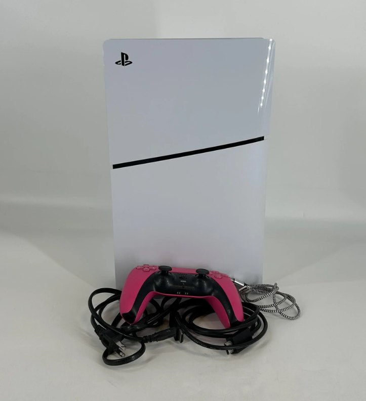 Standing Slim with pink controller