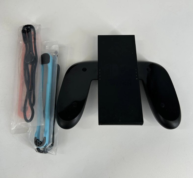 Joy-Con grip and wrist straps