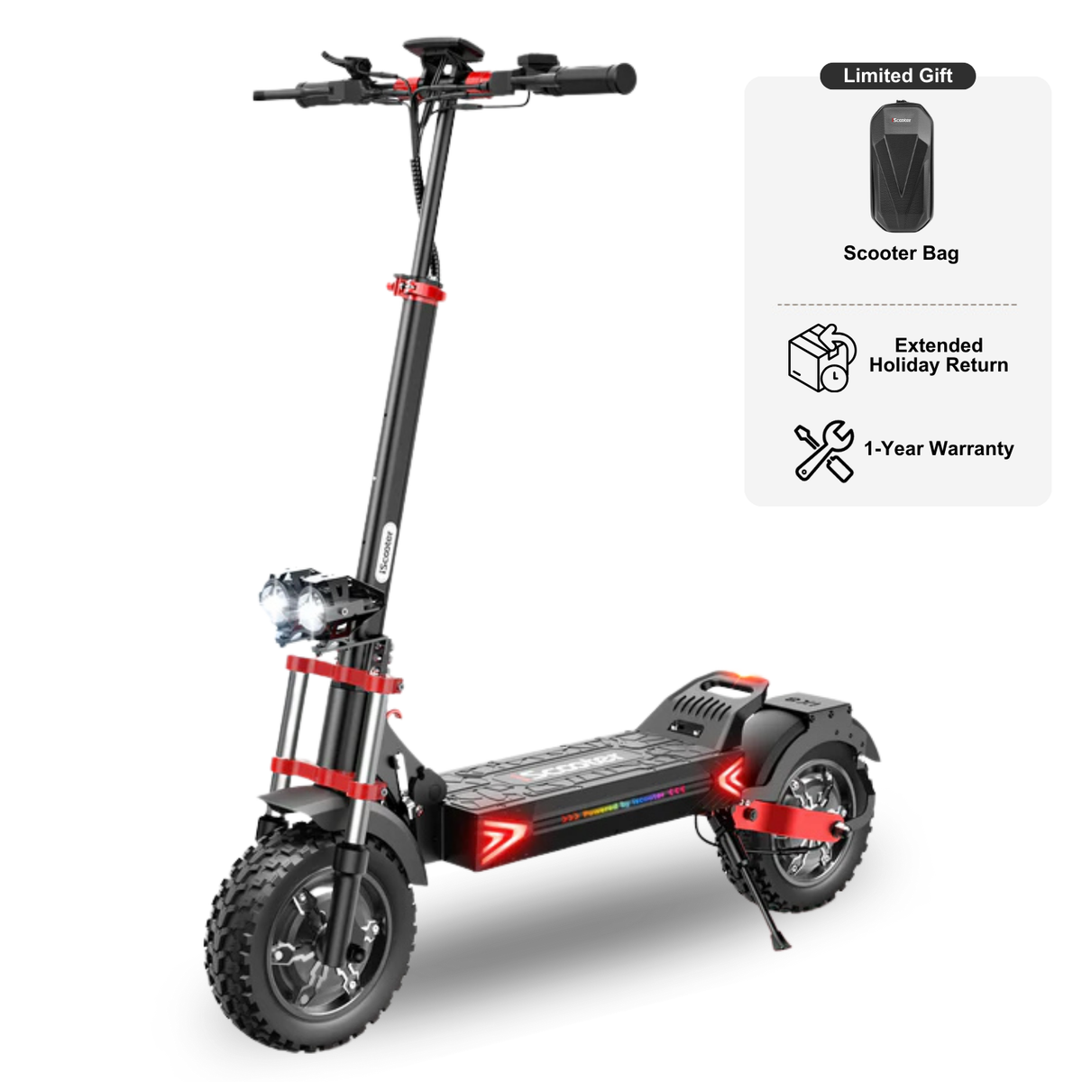 iX8 Off-Road Electric Scooter for Adults 2400W Dual Motor