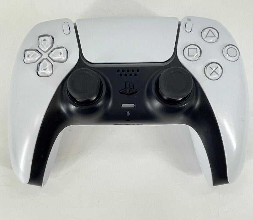 White DualSense controller front