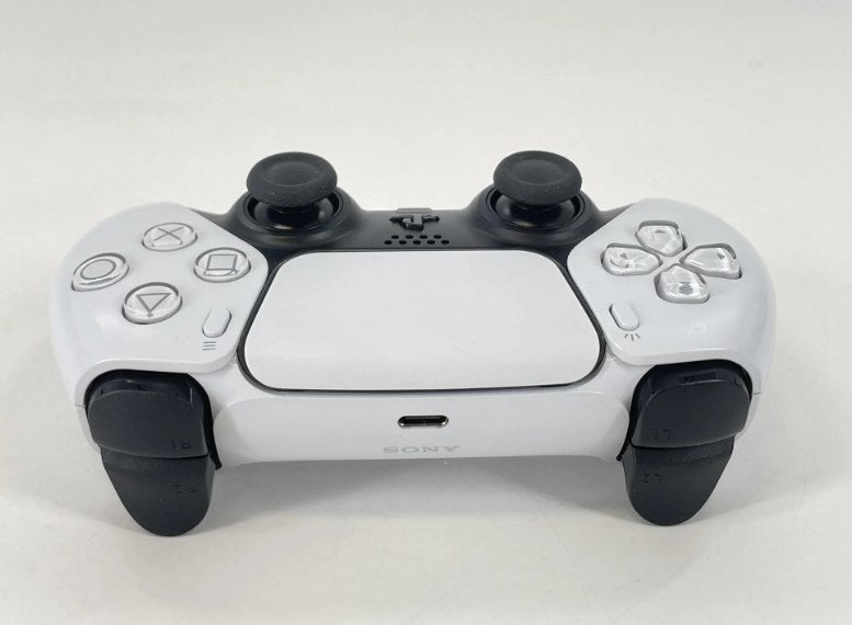 White DualSense controller back